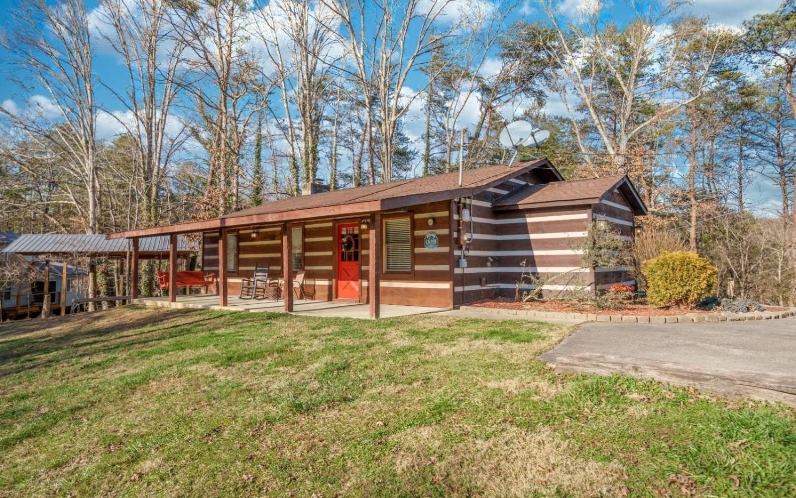 Wooded Bliss Hot Tub Single Level Cabin With No Steps Rocking Chairs And Wooded Views Pigeon Forge Luaran gambar